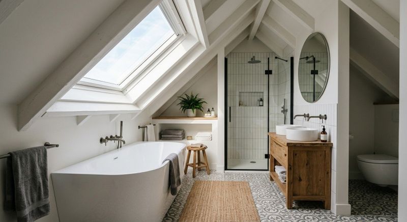 Attic Bathroom Remodeling in Larimer County, CO