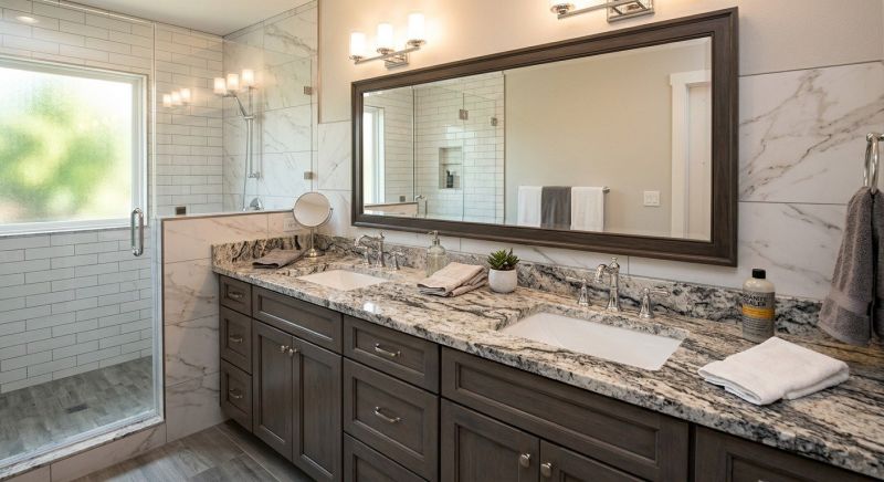 Granite Shower Installation in Larimer County, CO