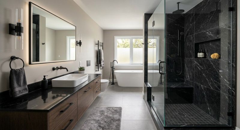 Granite Shower Installation in Larimer County, CO